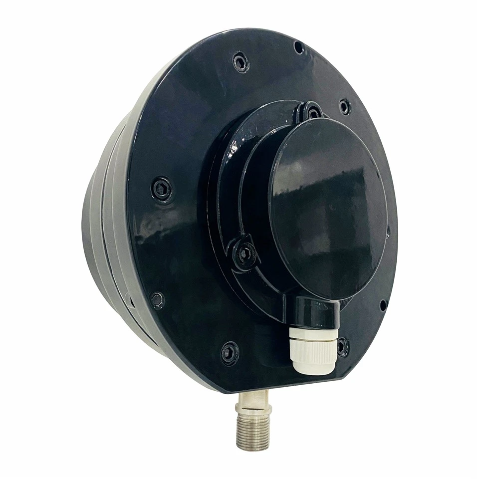 160mm Black Explosion-Proof Electric Contact Pressure_Gauge factory